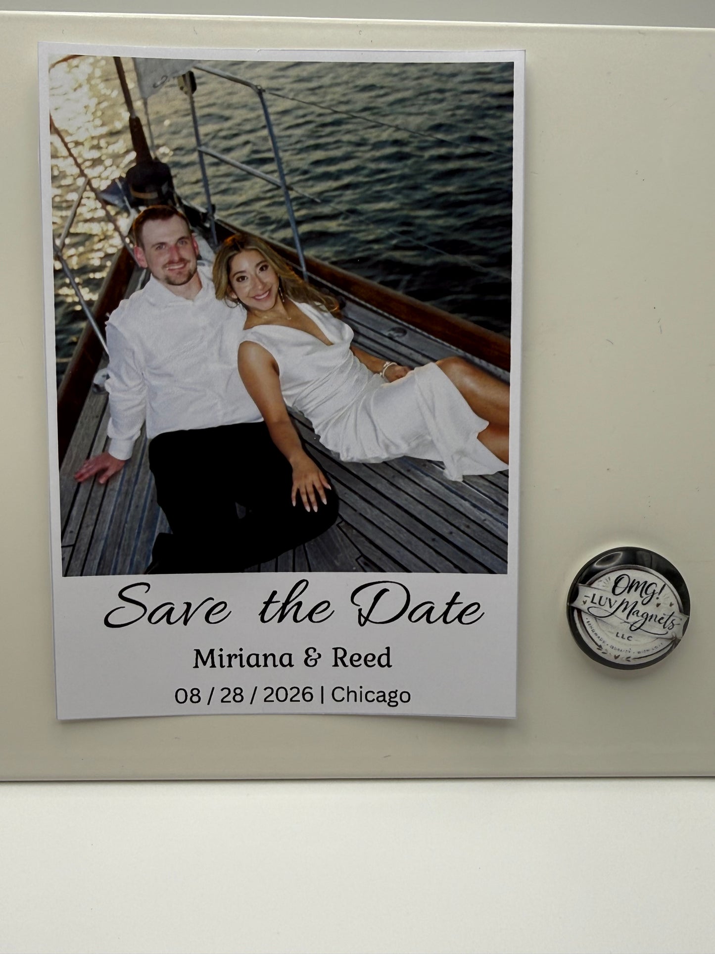4 x 5.7" -Save The Date Magnets
