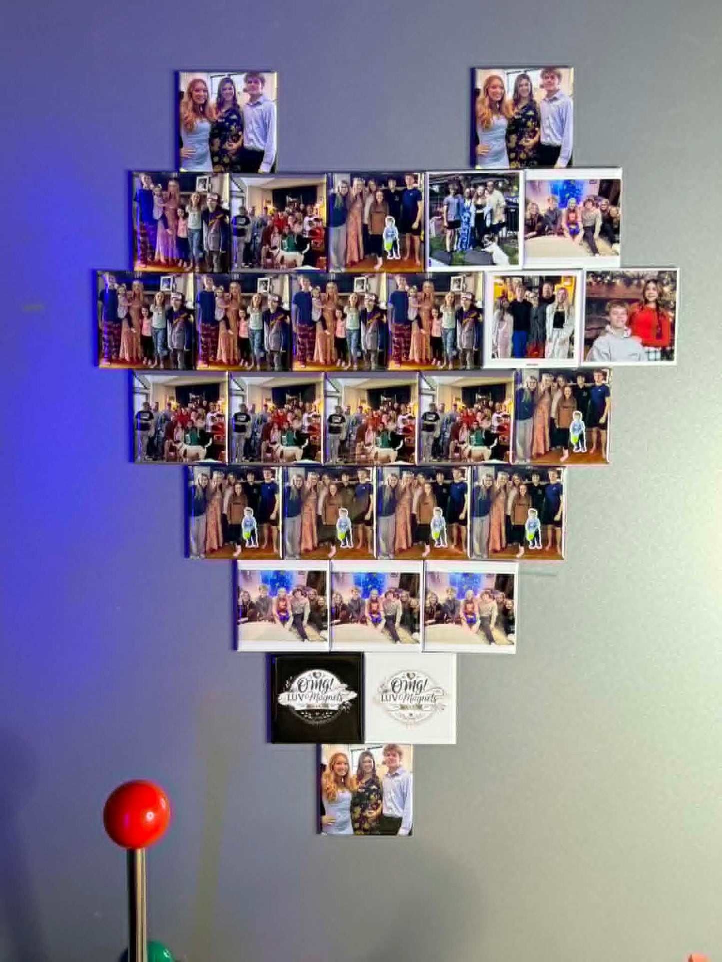 2" x 2" Square Magnets- Set of 21