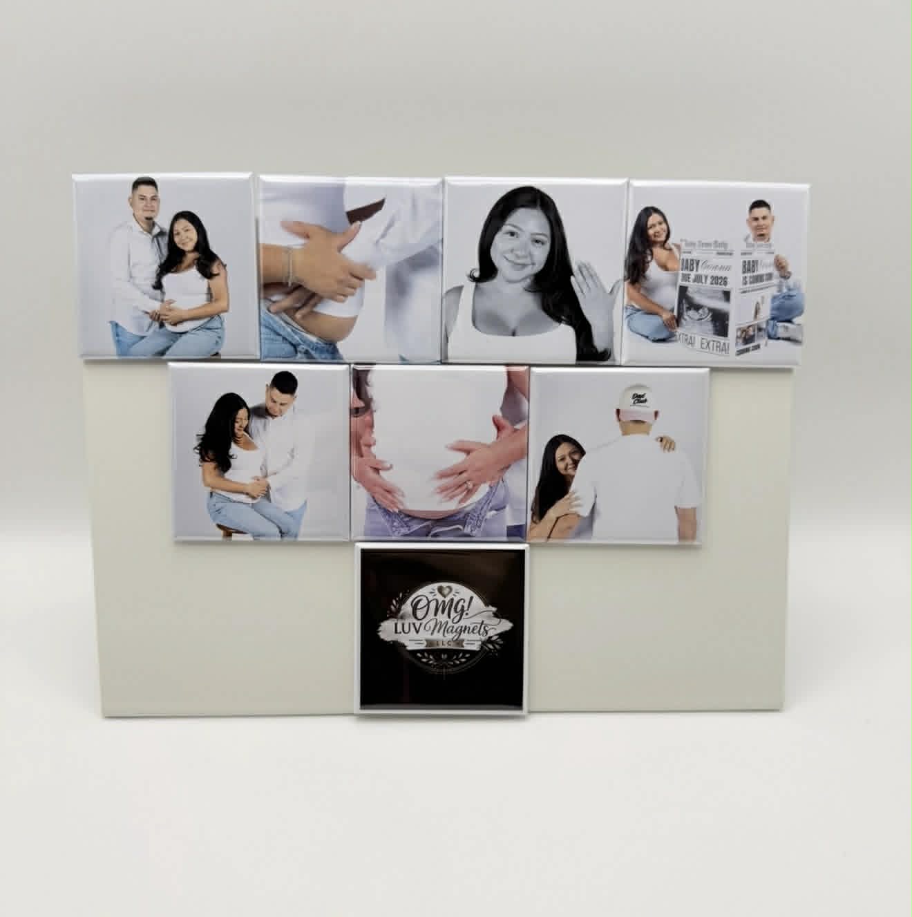 2" x 2" Square Magnets- Set of 6