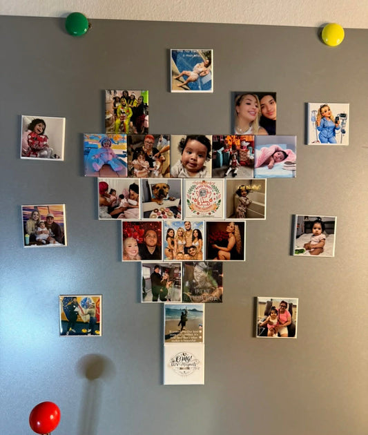 2" x 2" Square Magnets- Set of 18